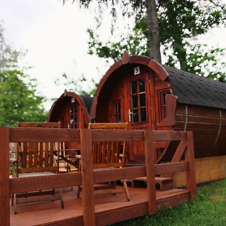 Campingplatz Koberbachtalsperre - Campingfass Mieten Langenbernsdorf Ngoại thất bức ảnh